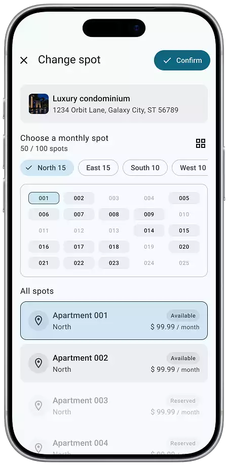 SpotOrbit change spot screen